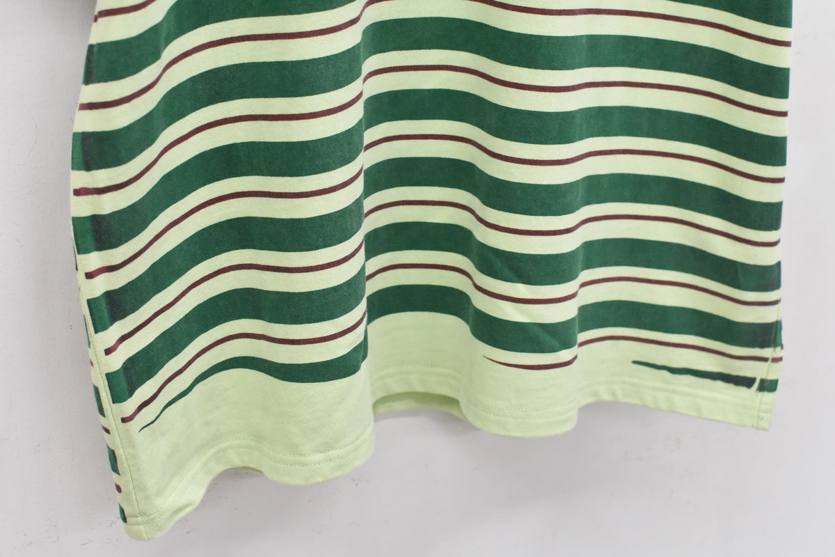 先行予約 NewRose / DIAGONAL STRIPE PRINT Tee