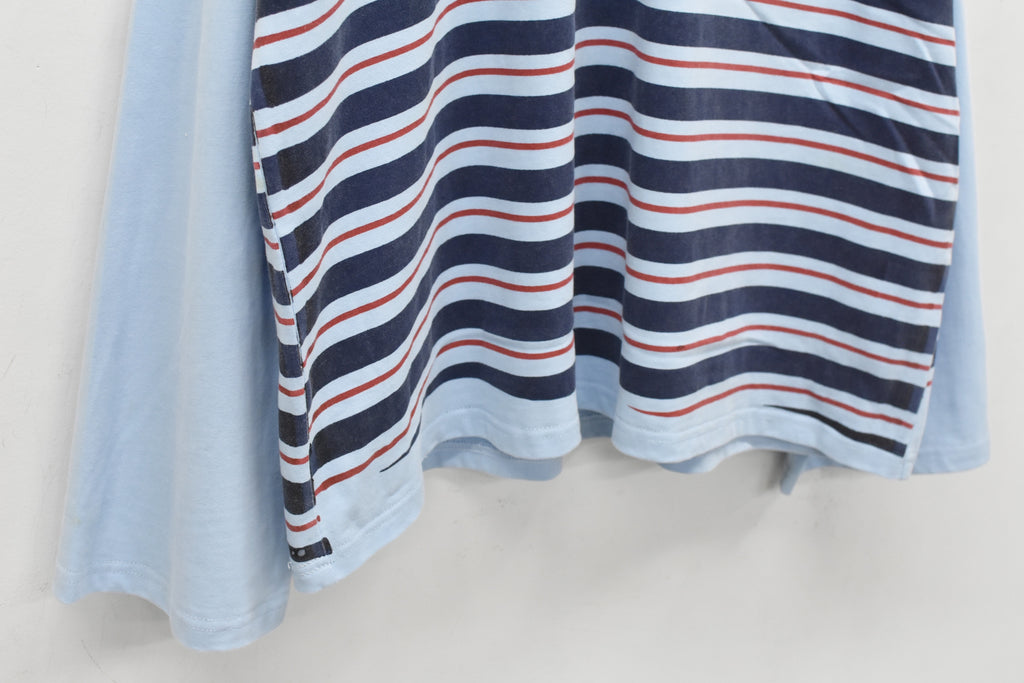 先行予約 NewRose / DIAGONAL STRIPE PRINT L/S Tee