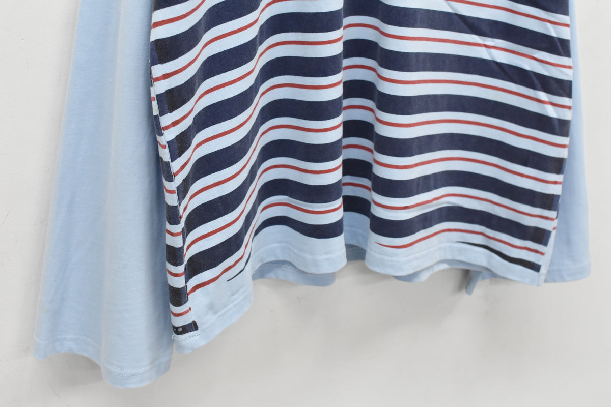 先行予約 NewRose / DIAGONAL STRIPE PRINT L/S Tee