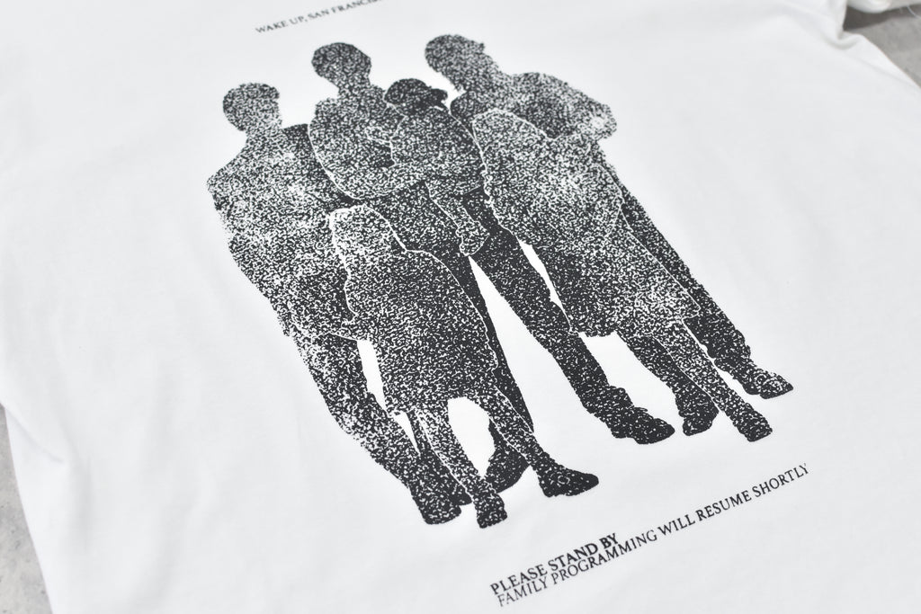FUMEI / WAKE UP SANFRANCISCO TEE - WHITE