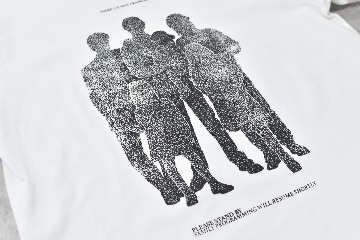 FUMEI / WAKE UP SANFRANCISCO TEE - WHITE