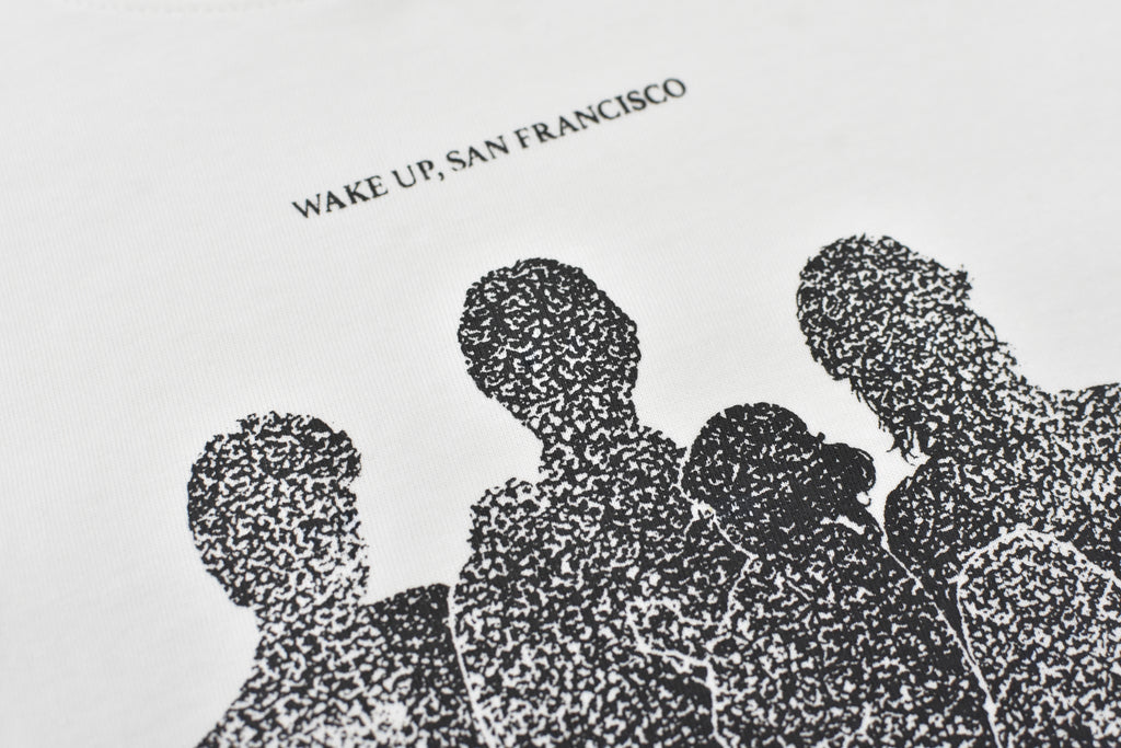 FUMEI / WAKE UP SANFRANCISCO TEE - WHITE