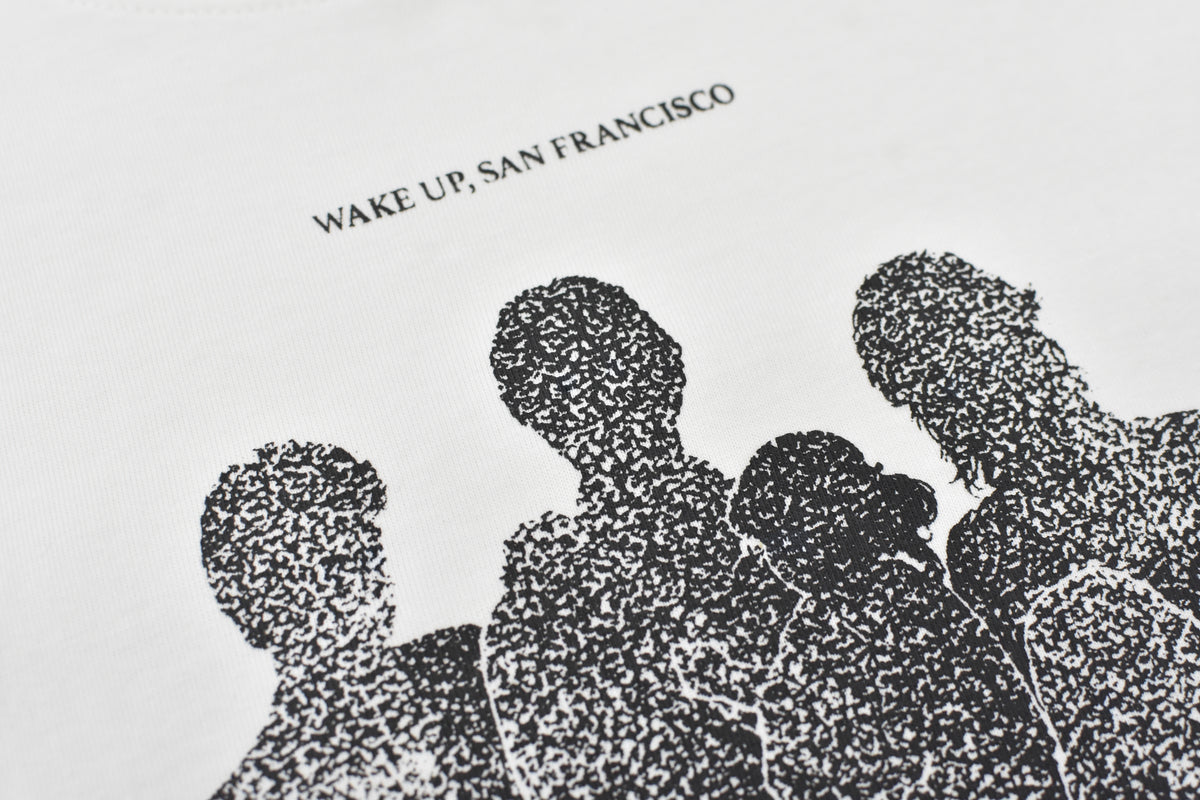 FUMEI / WAKE UP SANFRANCISCO TEE - WHITE