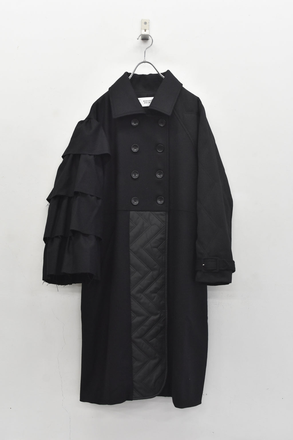 BEDSIDEDRAMA / Dreamin' Mix Wide Coat - BLACK