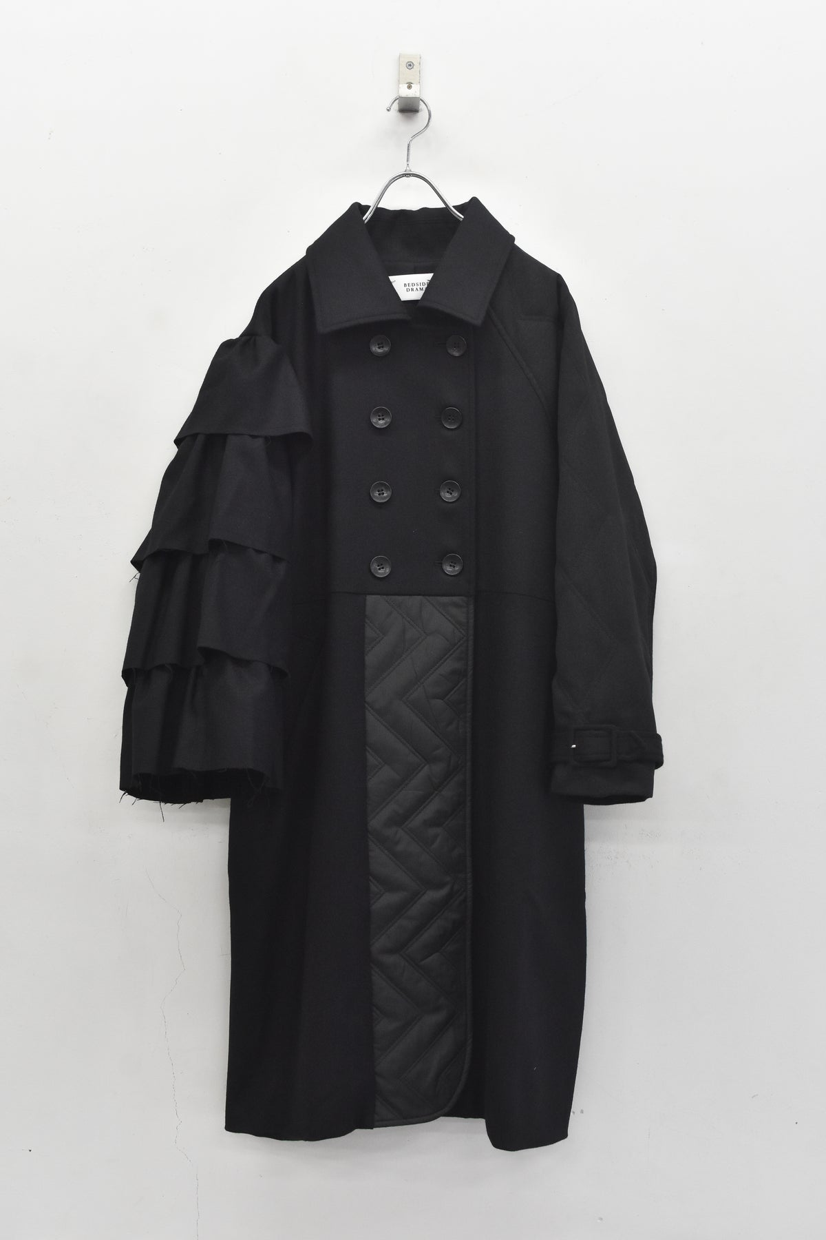 BEDSIDEDRAMA / Dreamin' Mix Wide Coat - BLACK