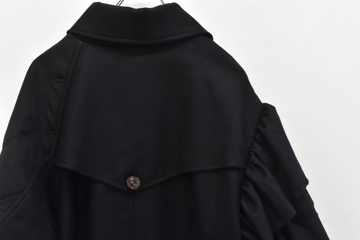 BEDSIDEDRAMA / Dreamin' Mix Wide Coat - BLACK