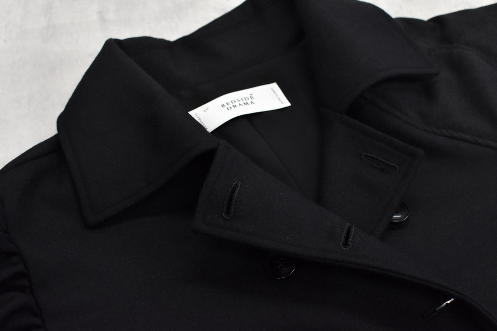 BEDSIDEDRAMA / Dreamin' Mix Wide Coat - BLACK