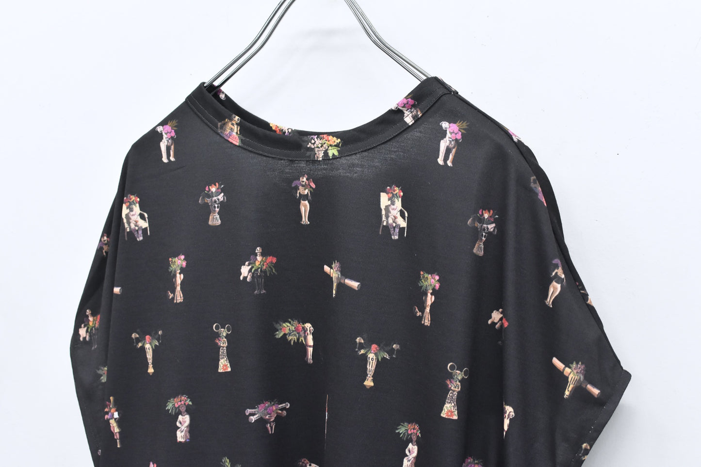 BEDSIDEDRAMA / 先行予約 Star Relic Dress Tee - BLACK