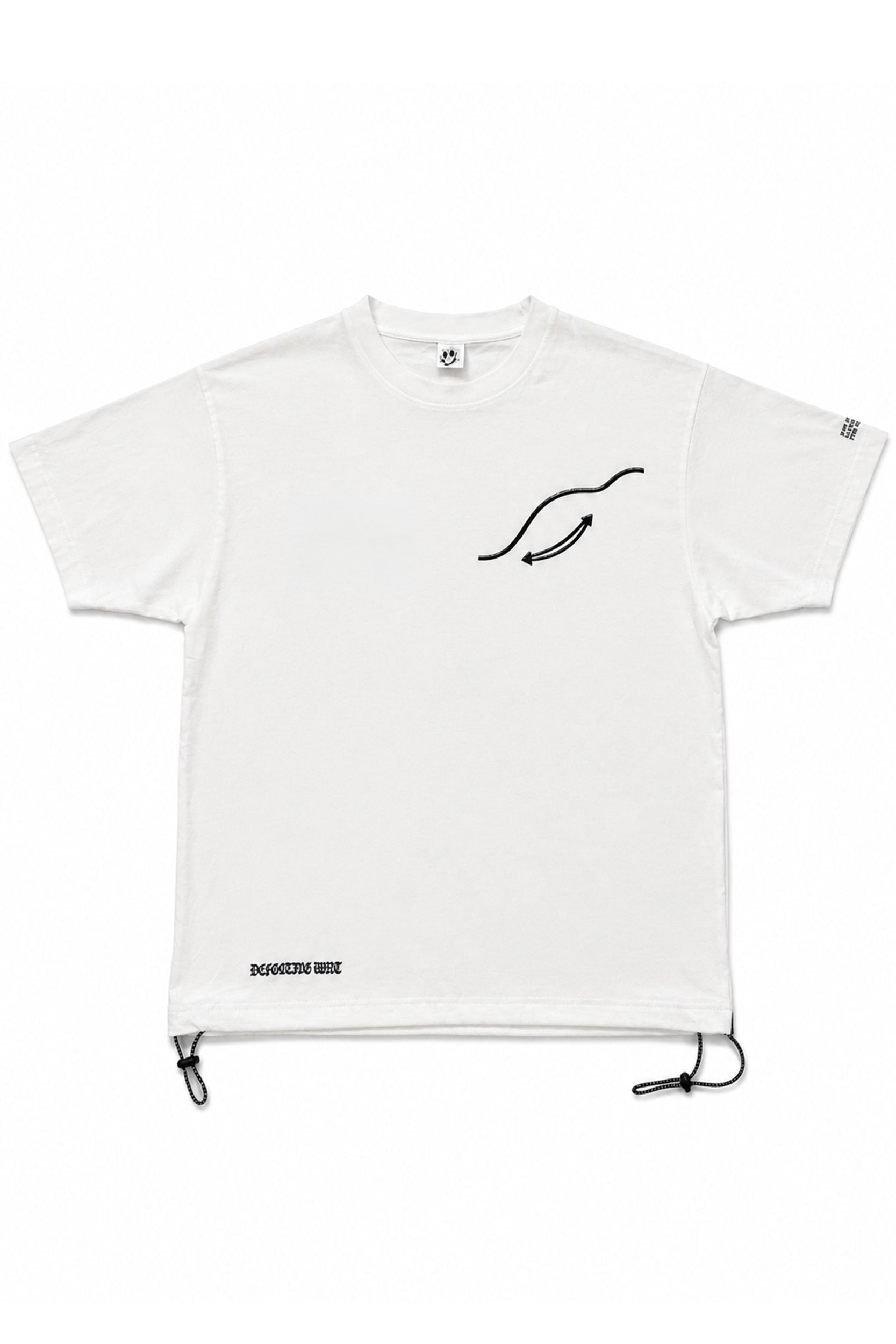 FUMEI / fake smile TEE - WHITE