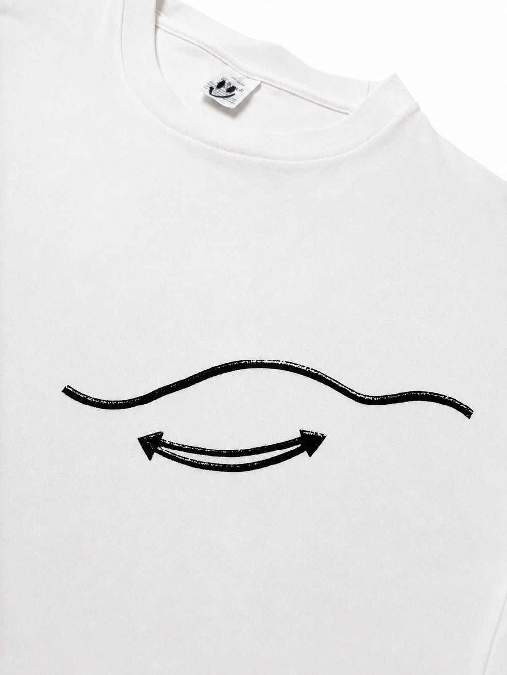 FUMEI / fake smile TEE - WHITE