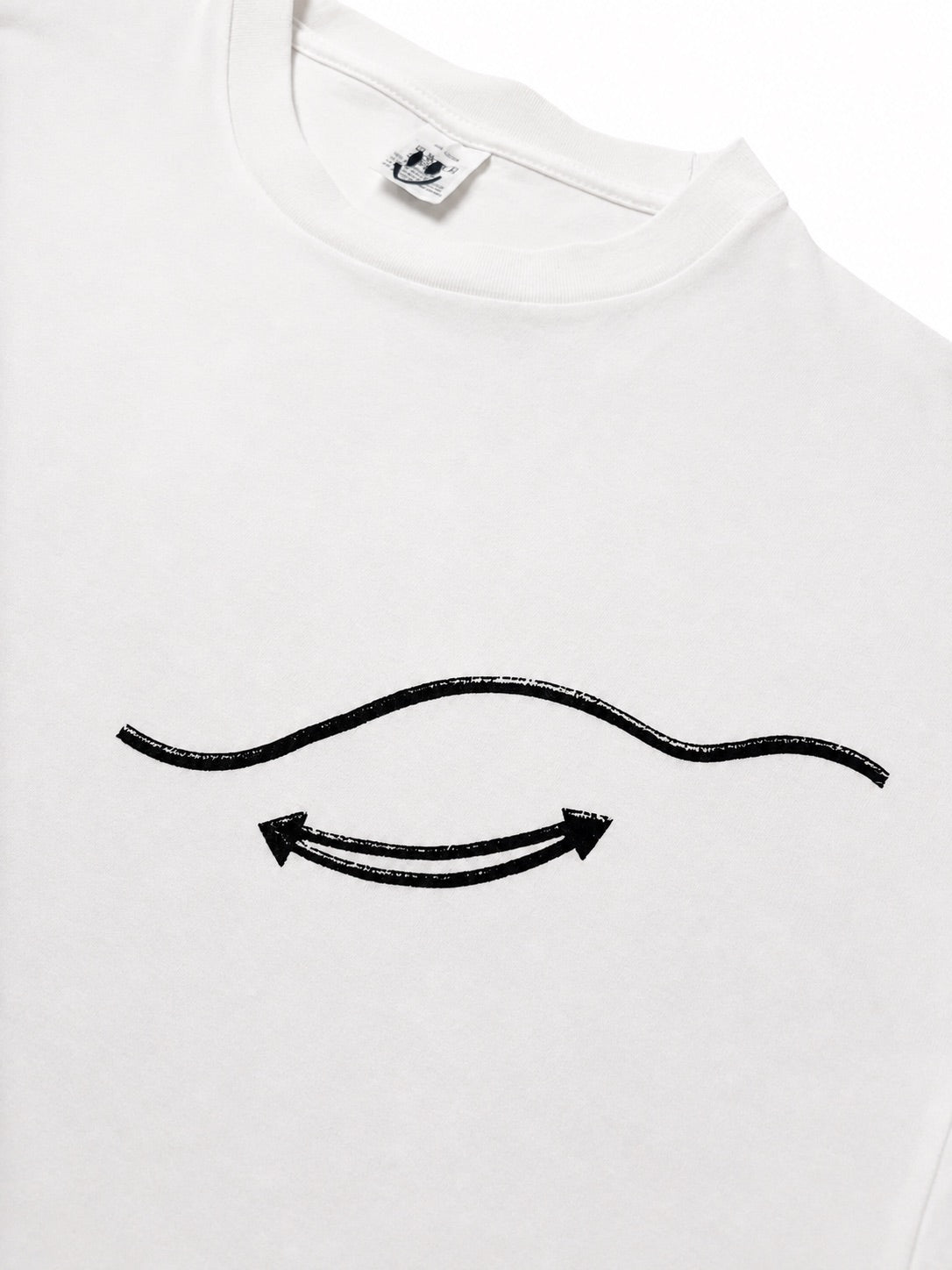 FUMEI / fake smile TEE - WHITE