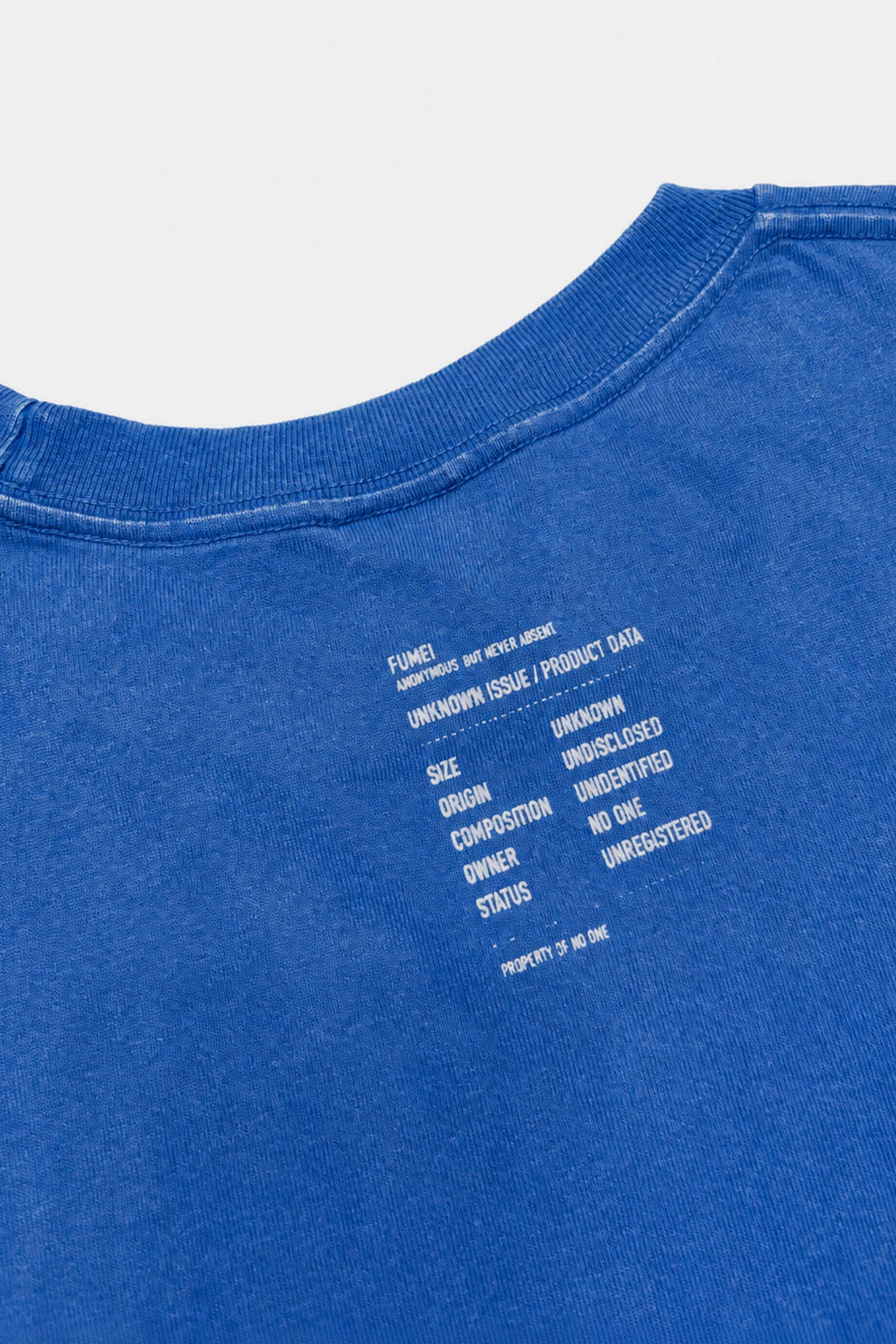 FUMEI / SMILE ARMY TEE - FADE BLUE