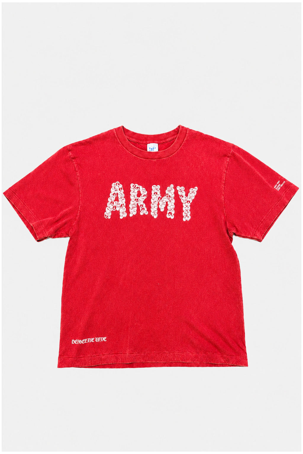 FUMEI / SMILE ARMY TEE - FADE RED