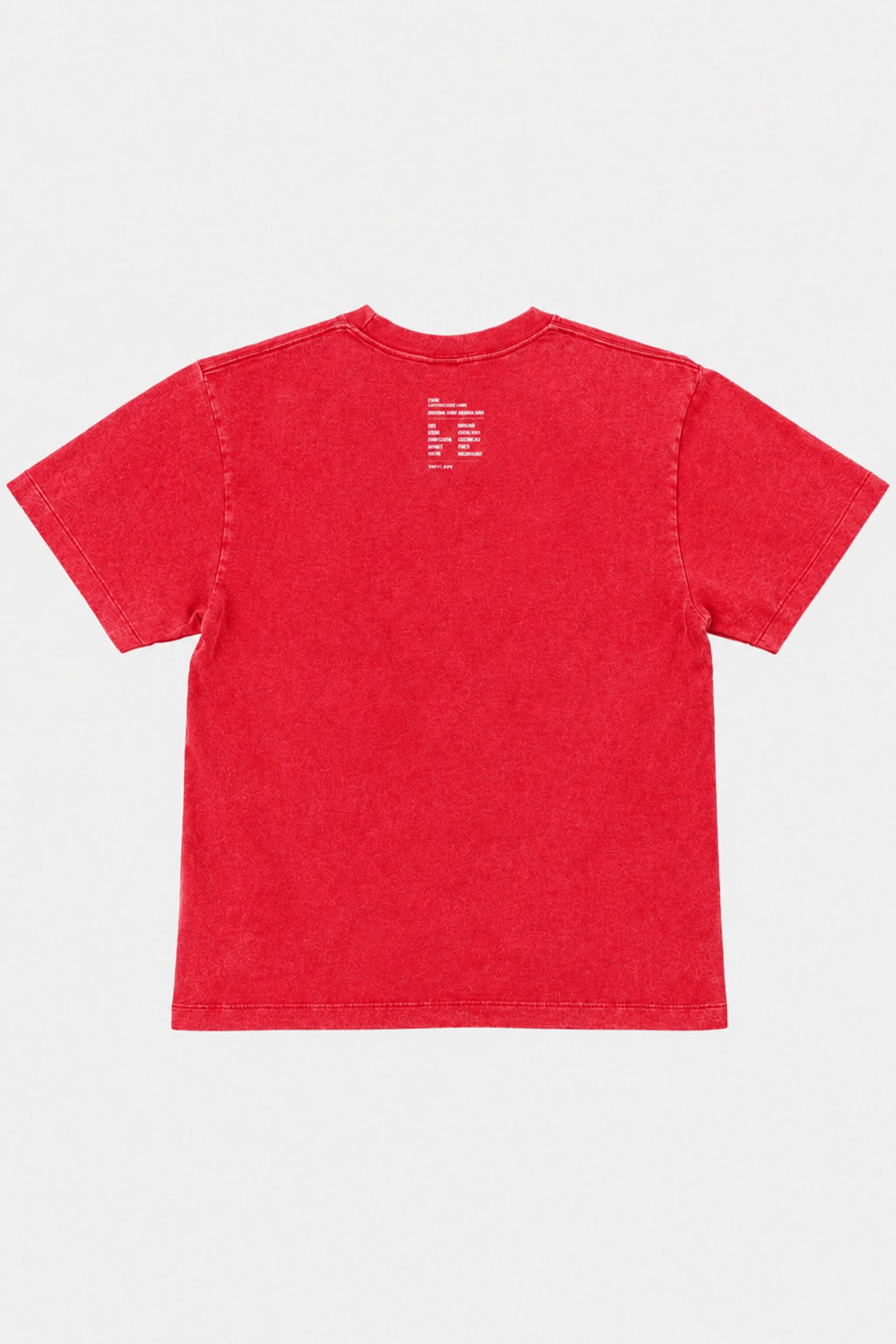 FUMEI / SMILE ARMY TEE - FADE RED