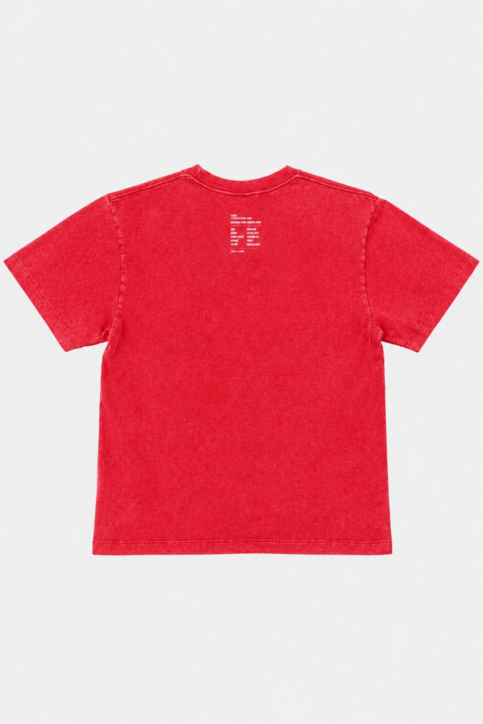 FUMEI / SMILE ARMY TEE - FADE RED