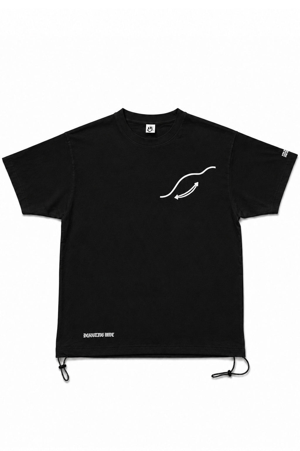 FUMEI / fake smile TEE - BLACK