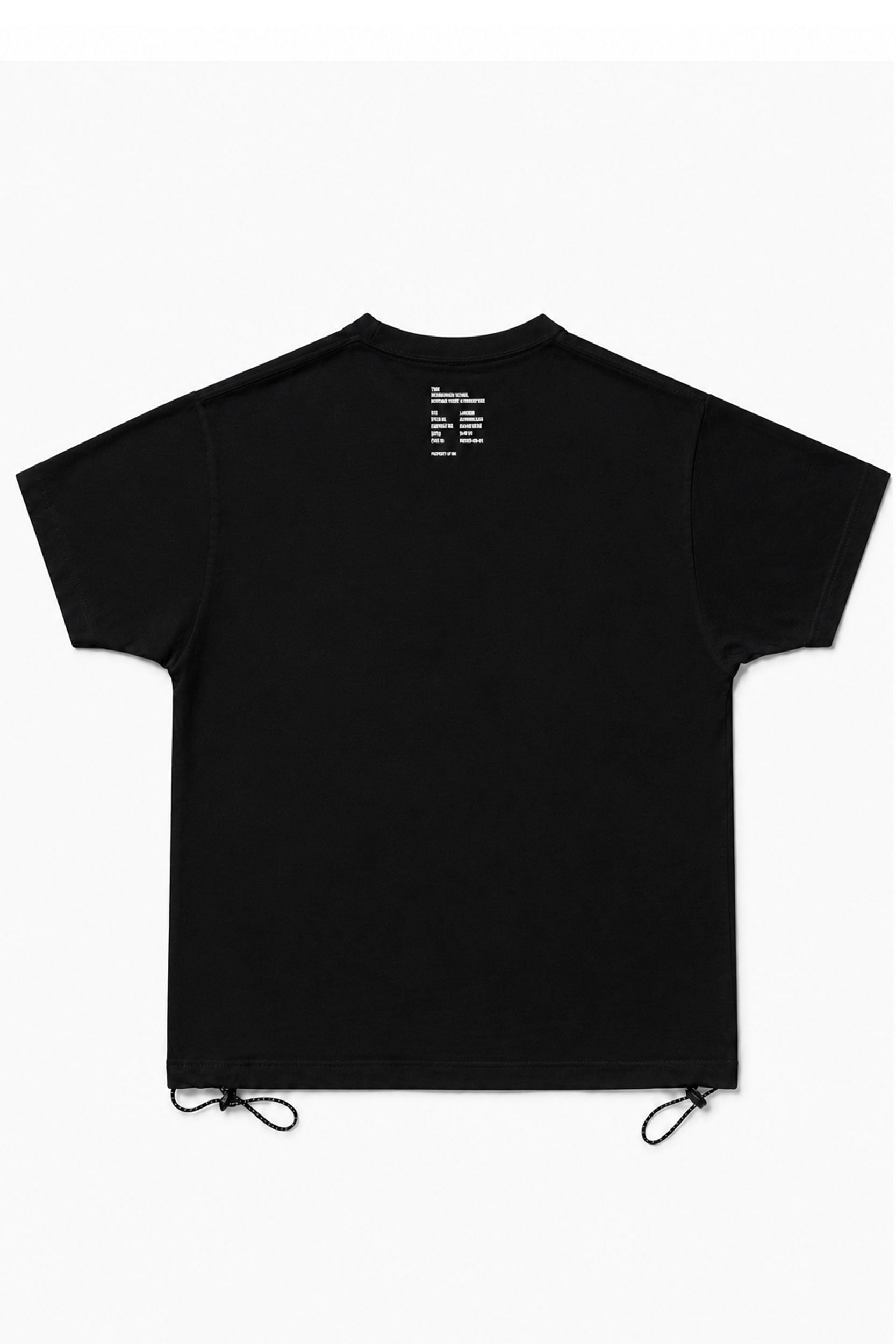 FUMEI / fake smile TEE - BLACK