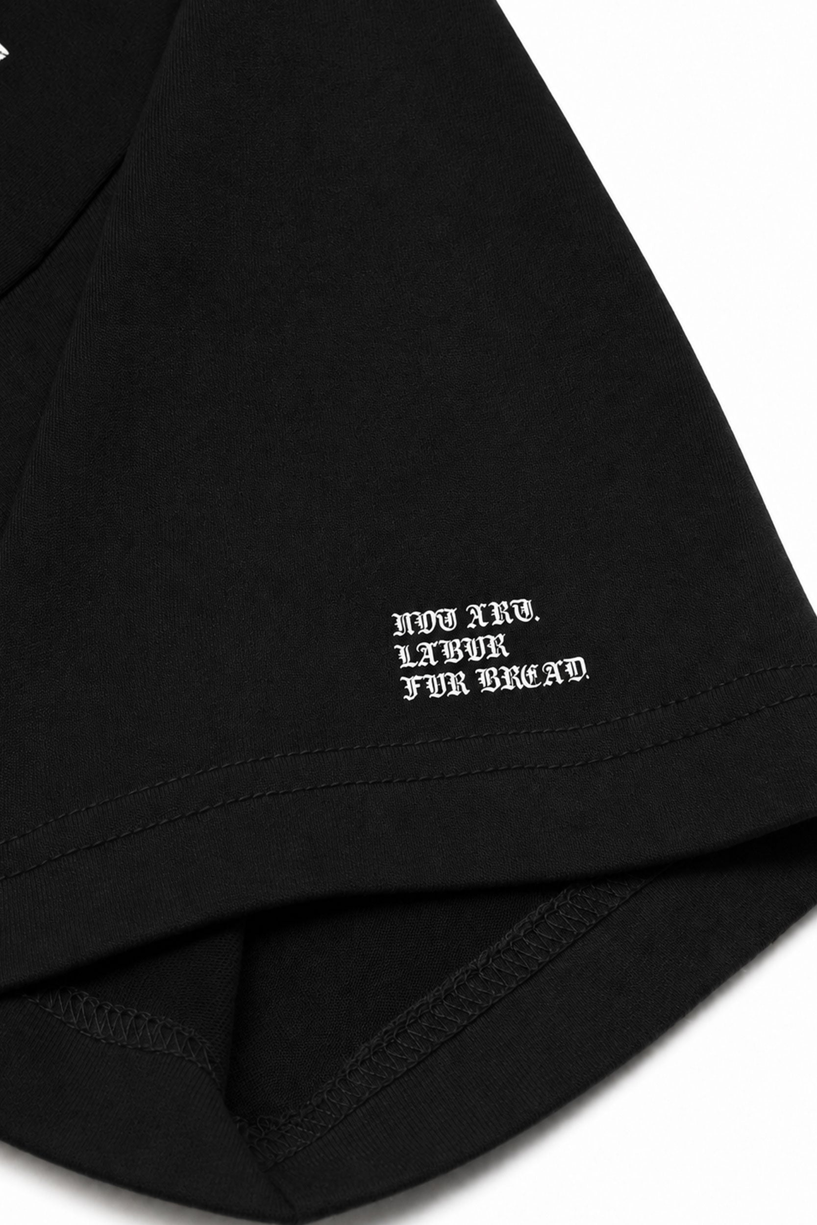 FUMEI / fake smile TEE - BLACK