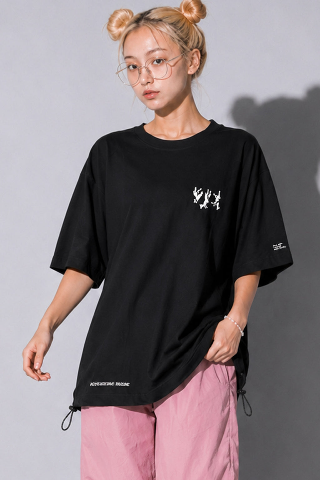 FUMEI / FALLING SHEEP TEE - BLACK