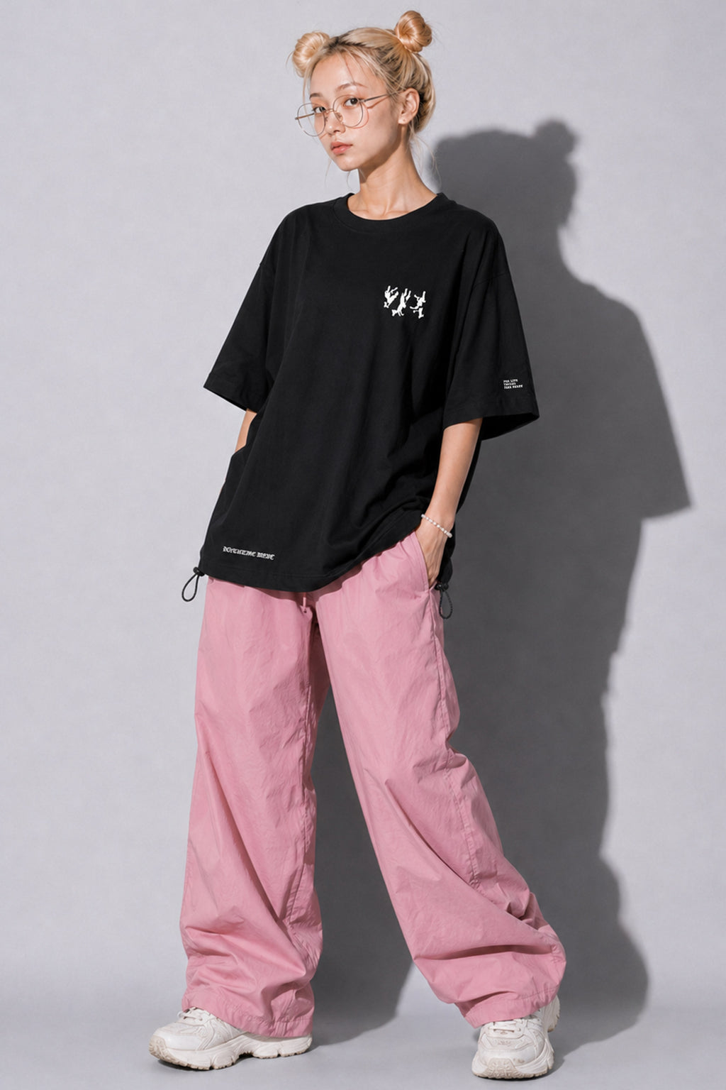 FUMEI / FALLING SHEEP TEE - BLACK