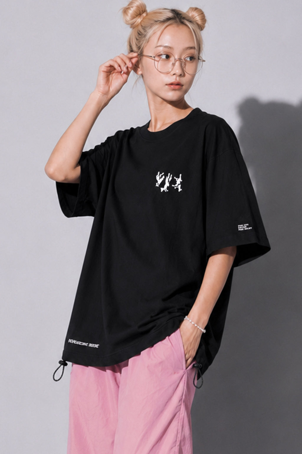 FUMEI / FALLING SHEEP TEE - BLACK