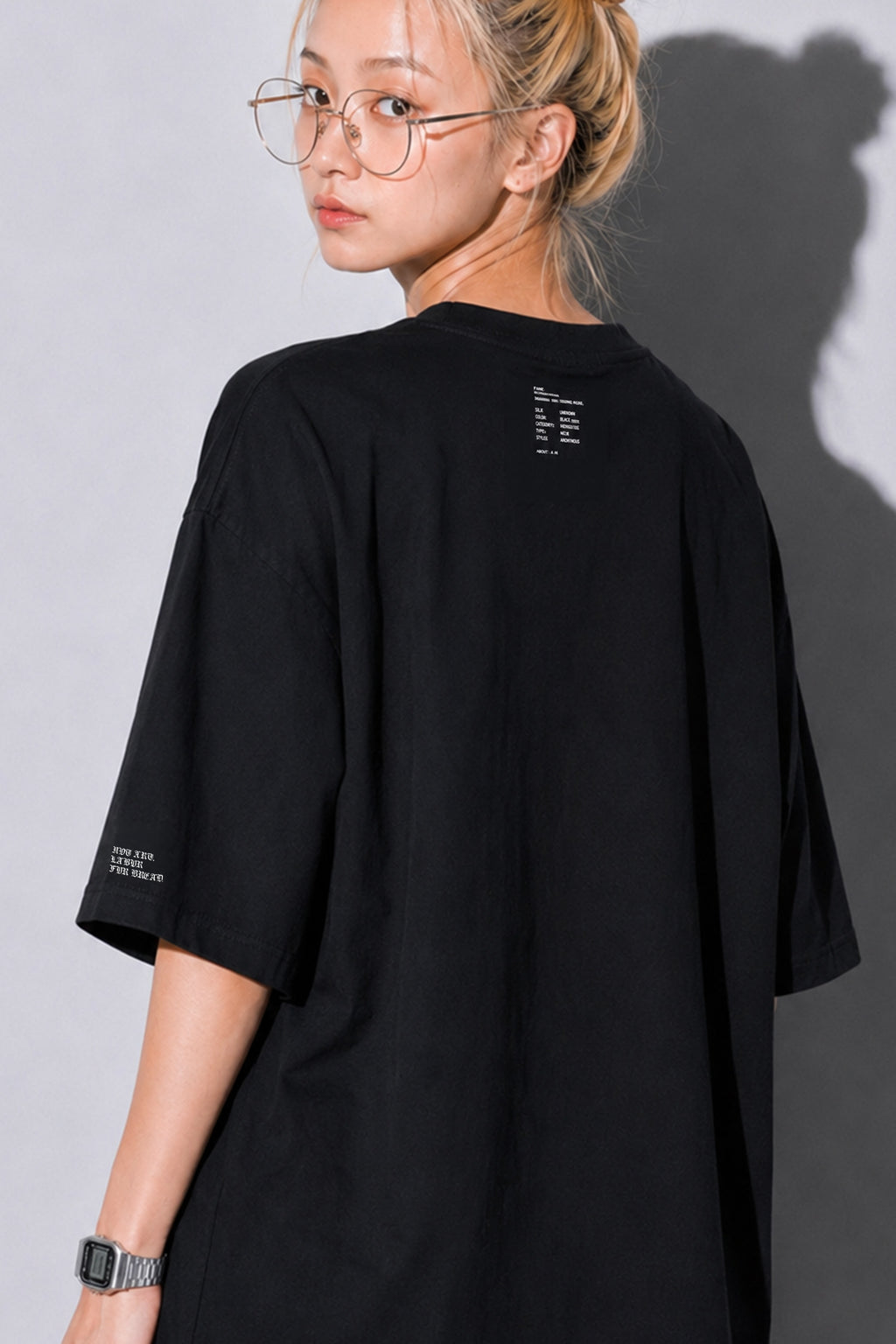 FUMEI / FALLING SHEEP TEE - BLACK