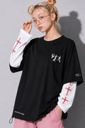 FUMEI / FALLING SHEEP TEE - BLACK