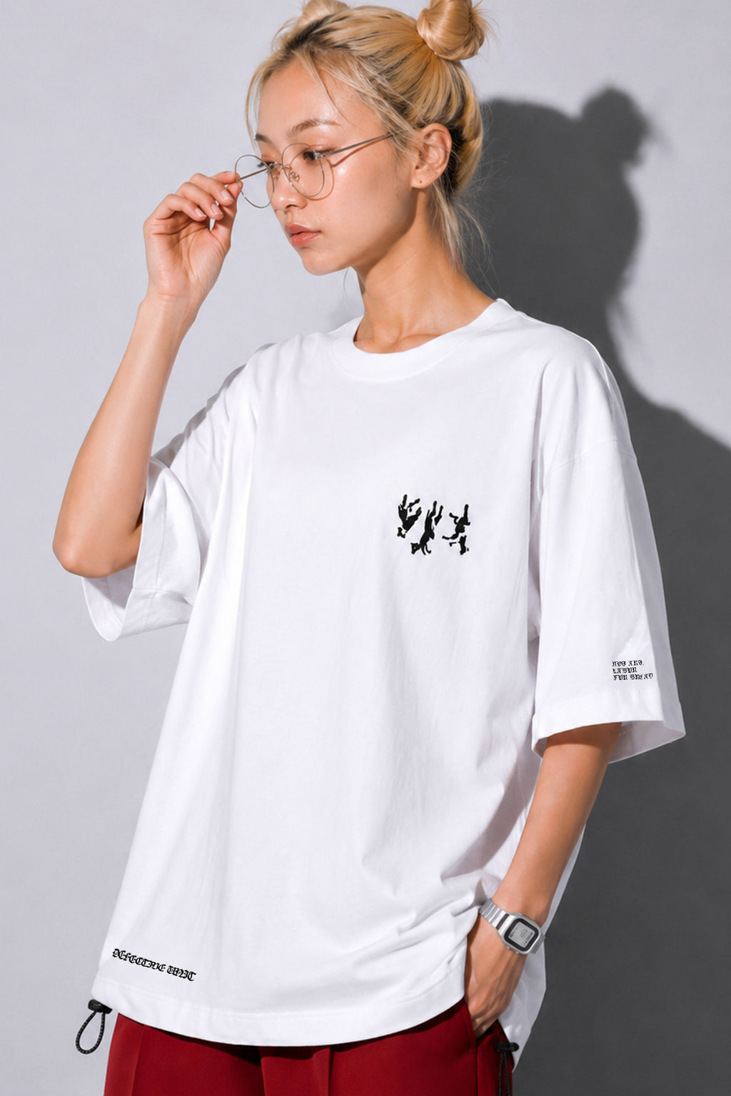 FUMEI / FALLING SHEEP TEE - WHITE