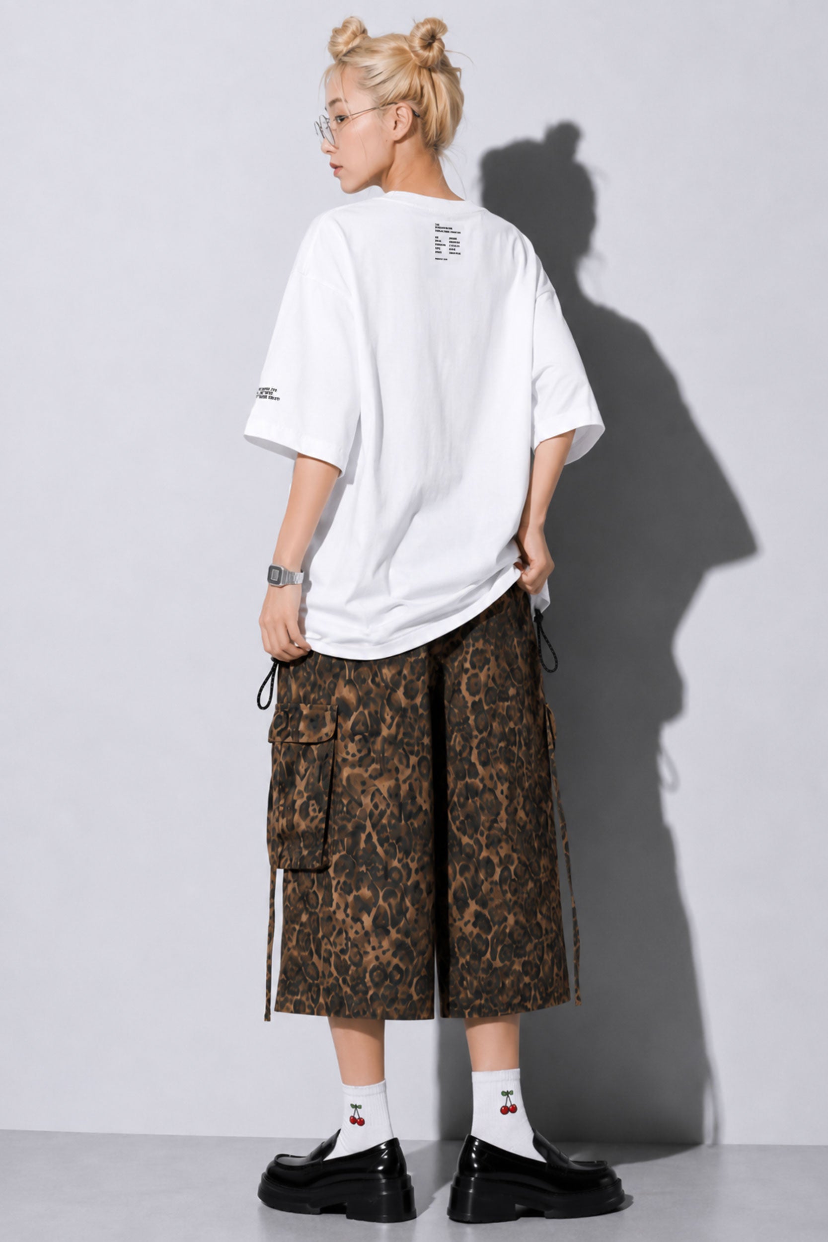 FUMEI / fake smile TEE - WHITE