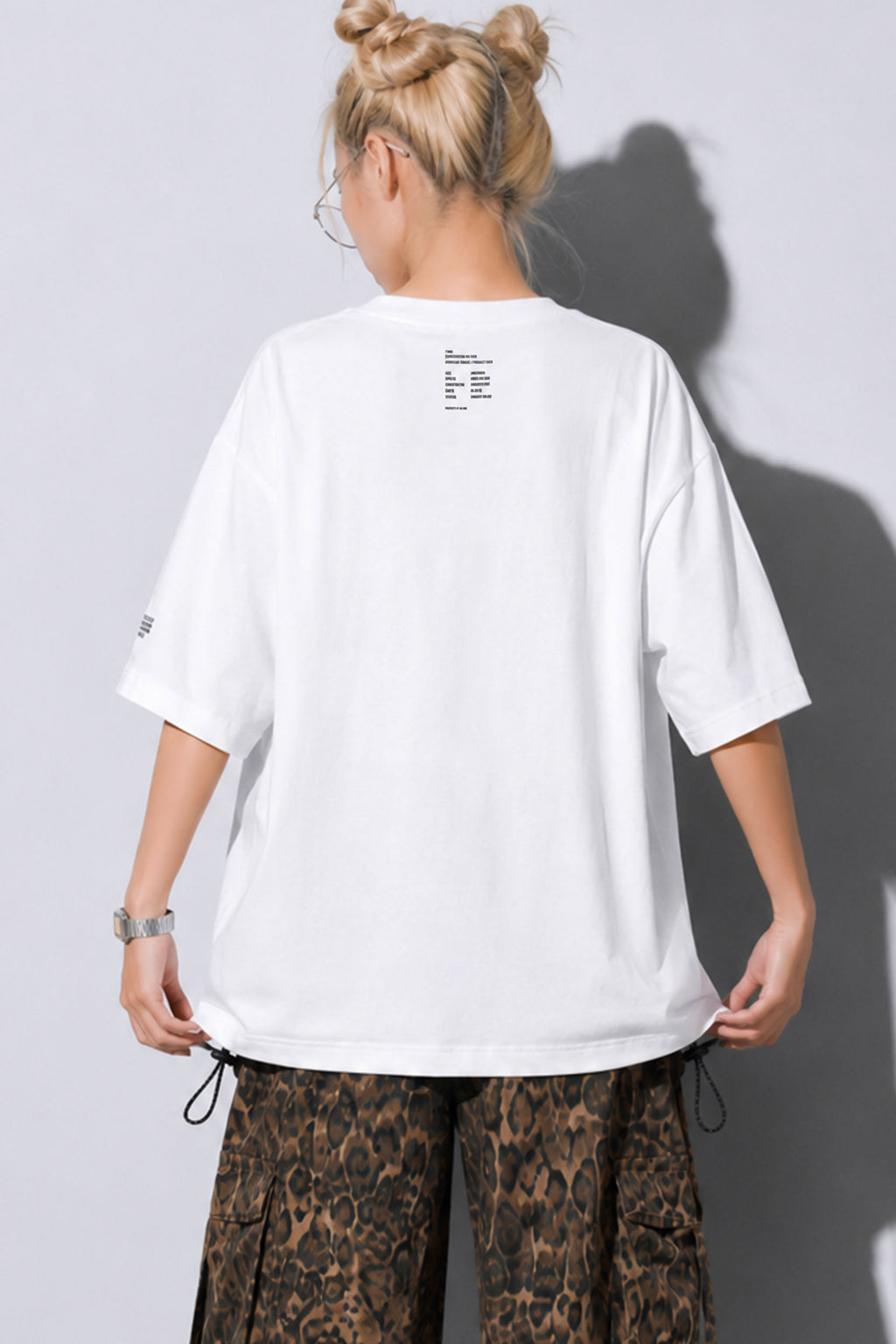 FUMEI / fake smile TEE - WHITE