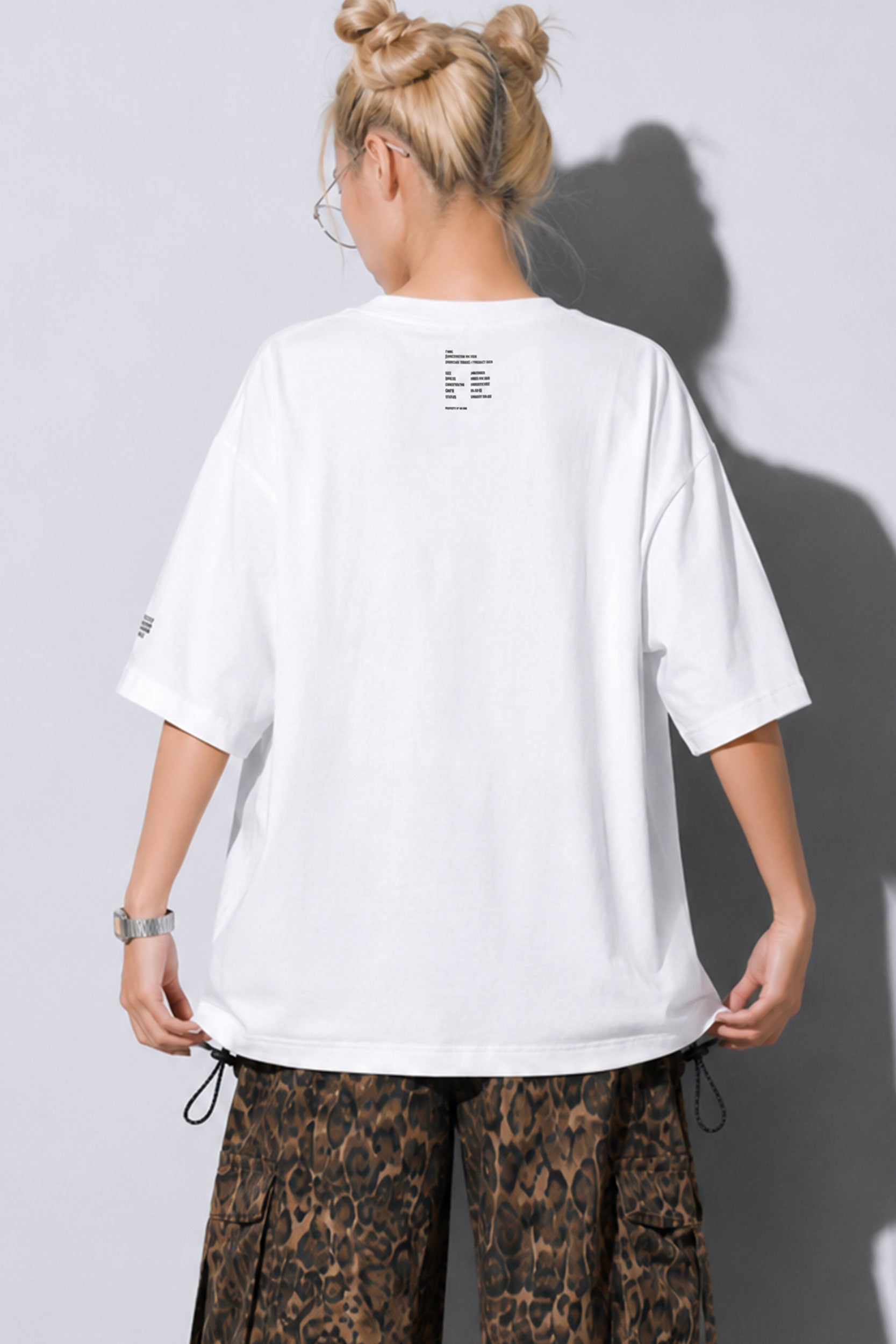 FUMEI / fake smile TEE - WHITE