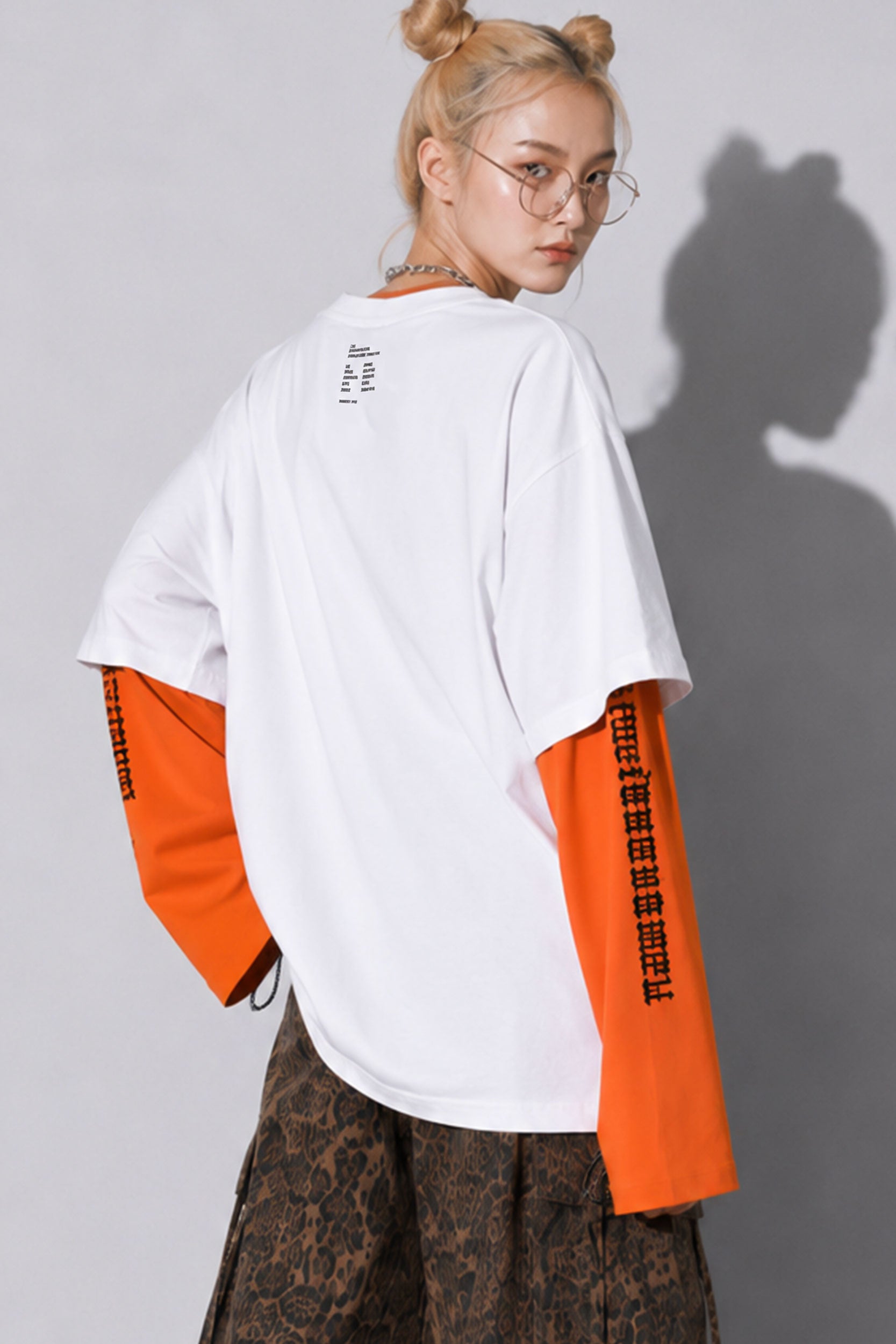 FUMEI / fake smile TEE - WHITE