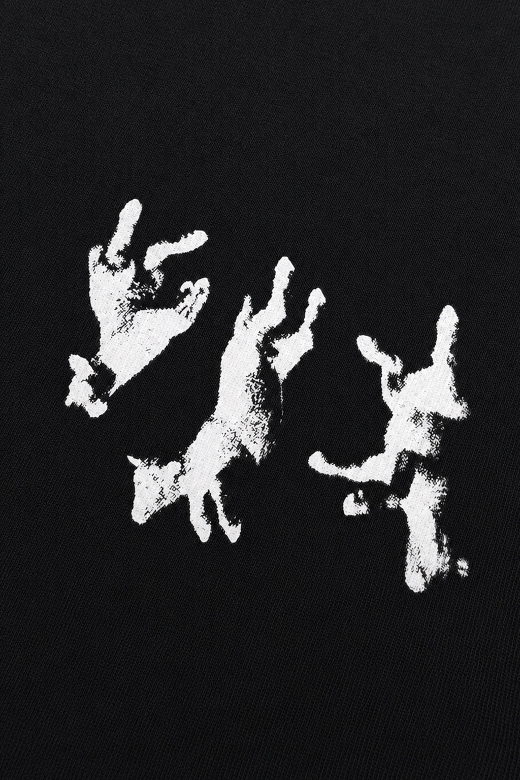 FUMEI / FALLING SHEEP TEE - BLACK