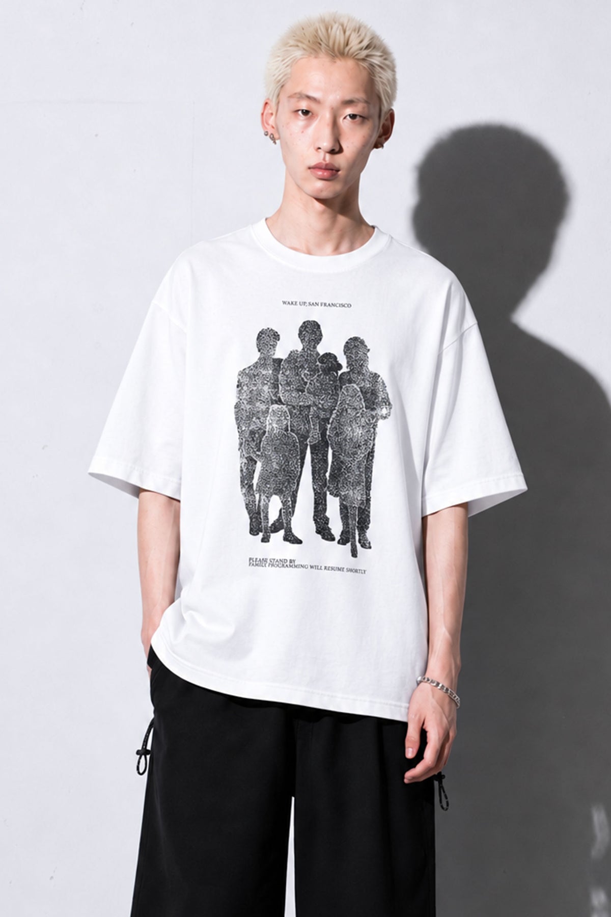 FUMEI / WAKE UP SANFRANCISCO TEE - WHITE