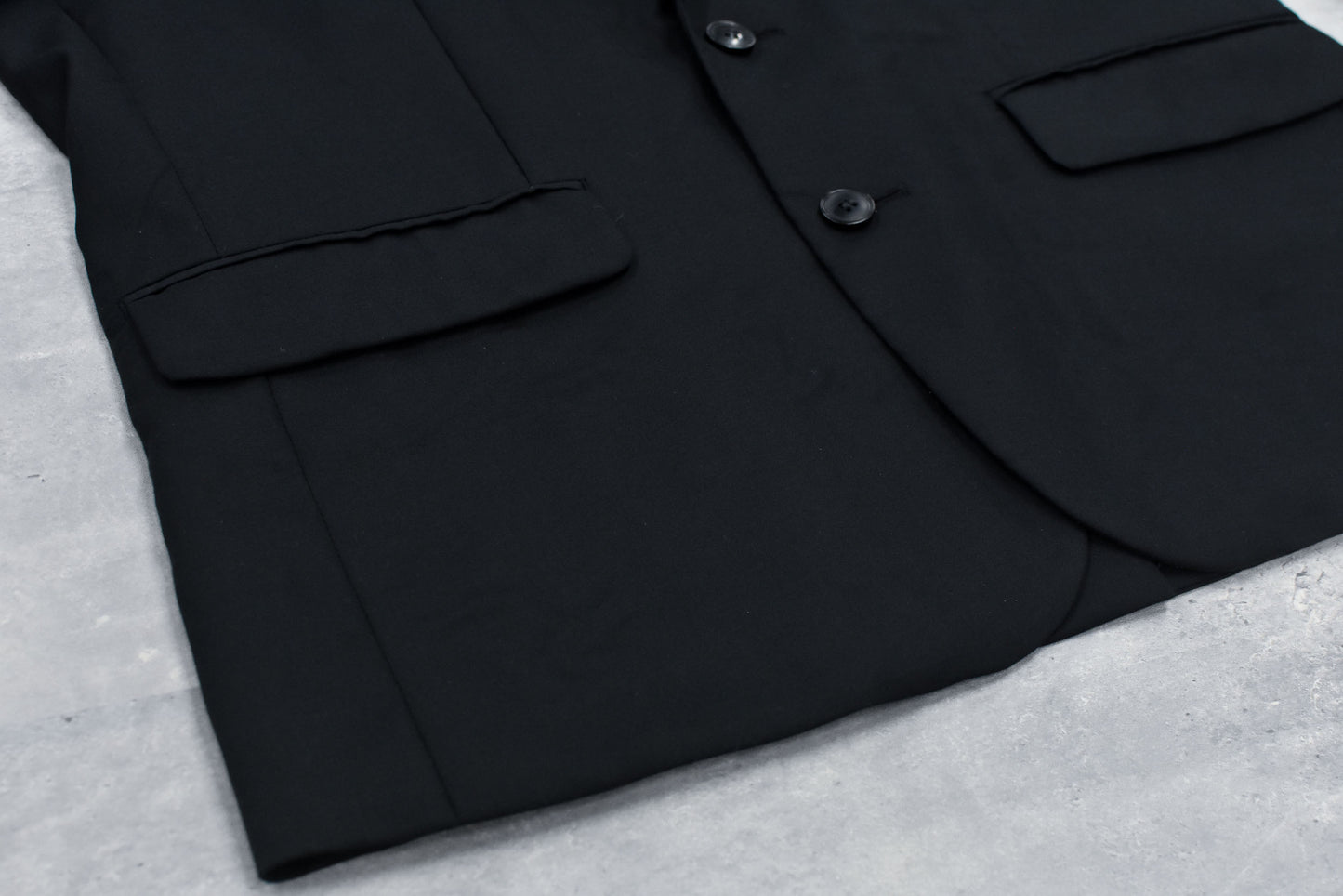 NewRose / Tuck Sleeve Jacket hand embroidery  - BLACK