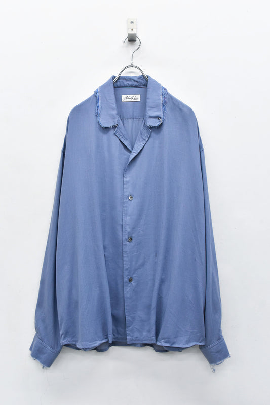NewRose / Petal Shirt - SMOKE BLUE