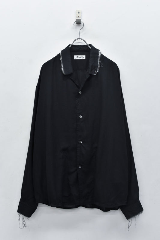 NewRose / Petal Shirt - BLACK