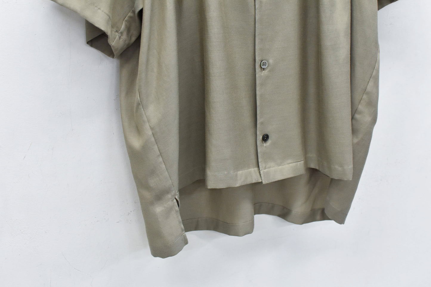 NewRose / Embroidery Wrinklework Shirt - BROWN BEIGE