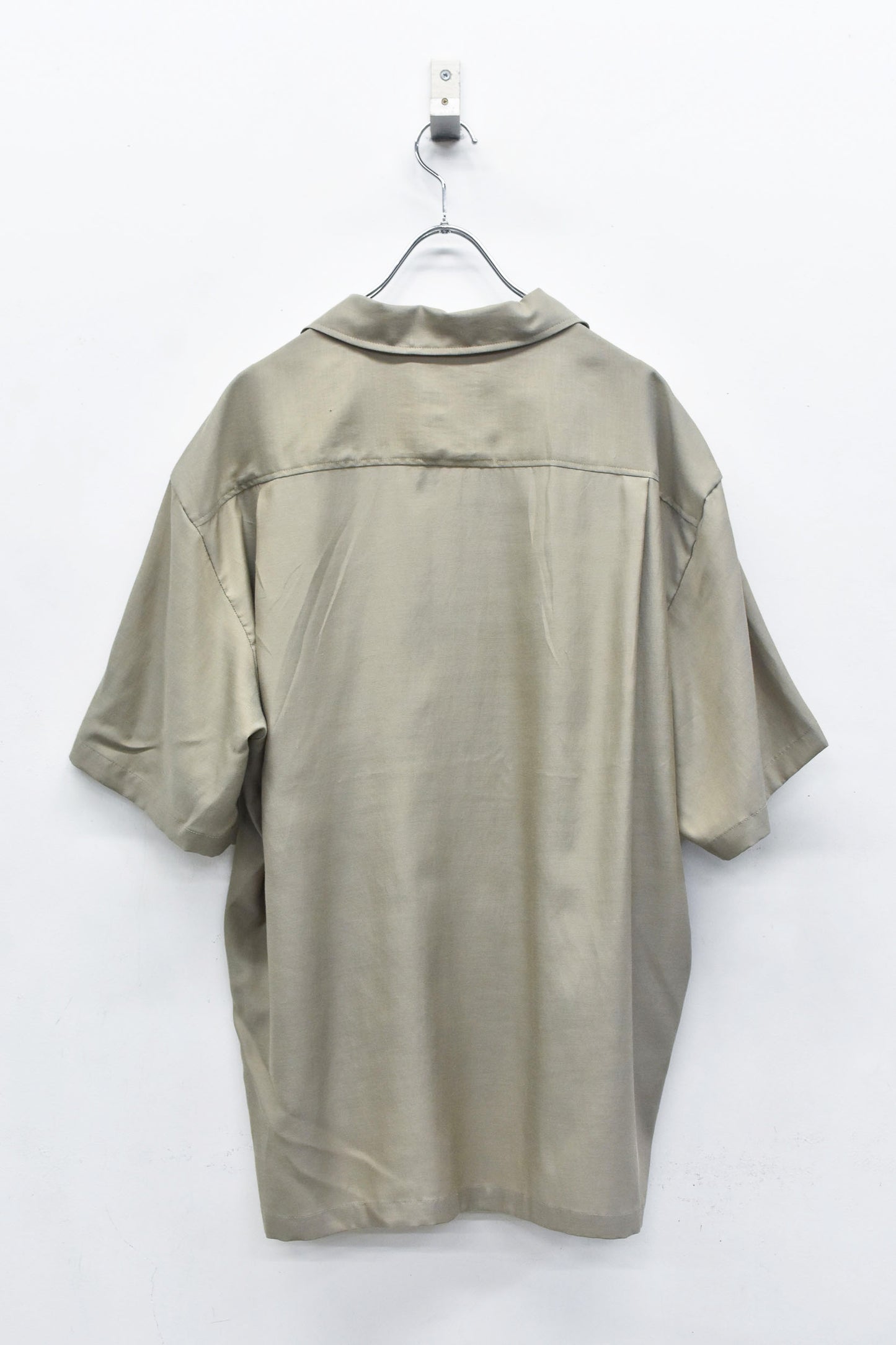 NewRose / Embroidery Wrinklework Shirt - BROWN BEIGE