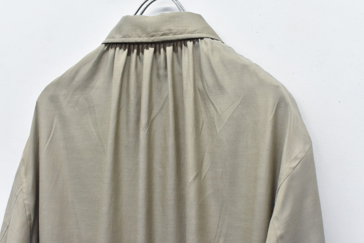 NewRose / Embroidery Wrinklework Blouson - BROWN BEIGE