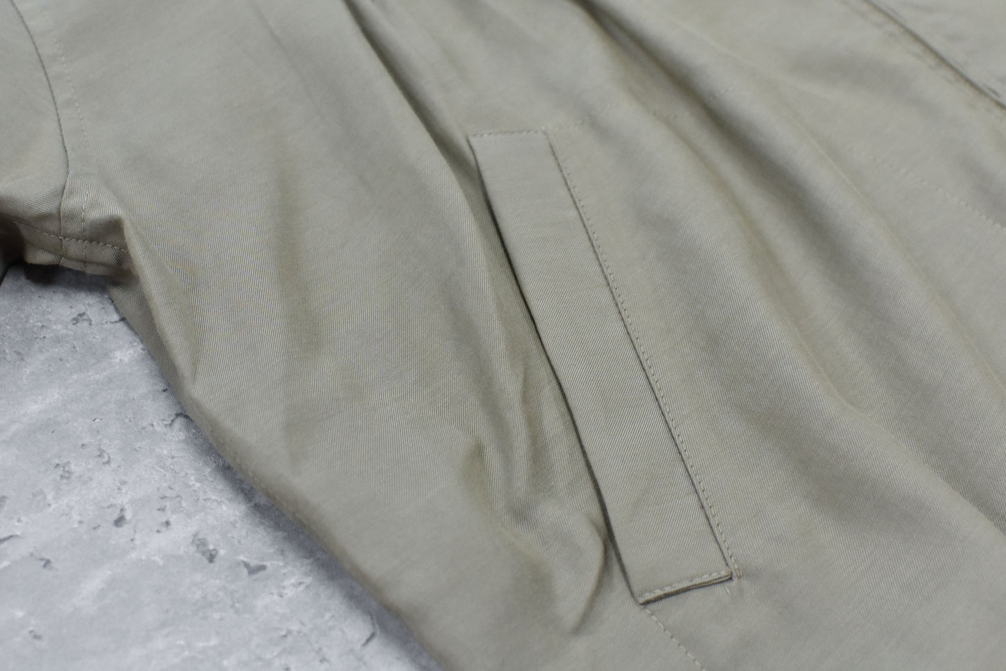 NewRose / Embroidery Wrinklework Blouson - BROWN BEIGE