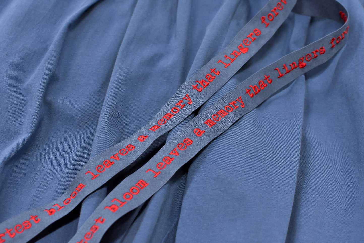 NewRose / Jersey Tuck Pants - SMOKE BLUE