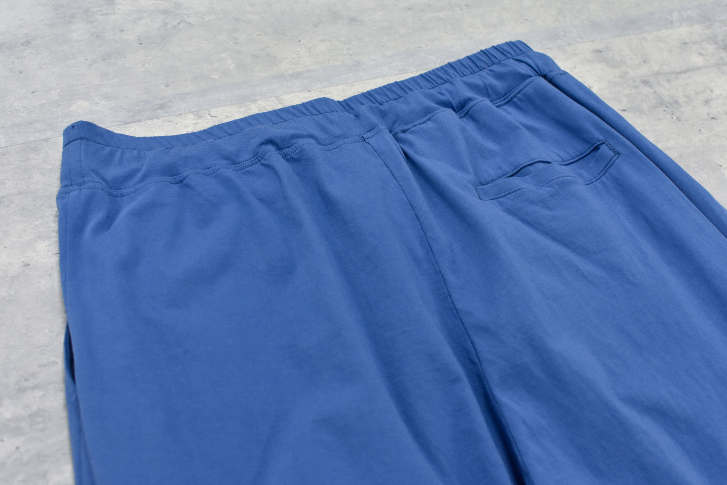 NewRose / Jersey Tuck Pants - SMOKE BLUE
