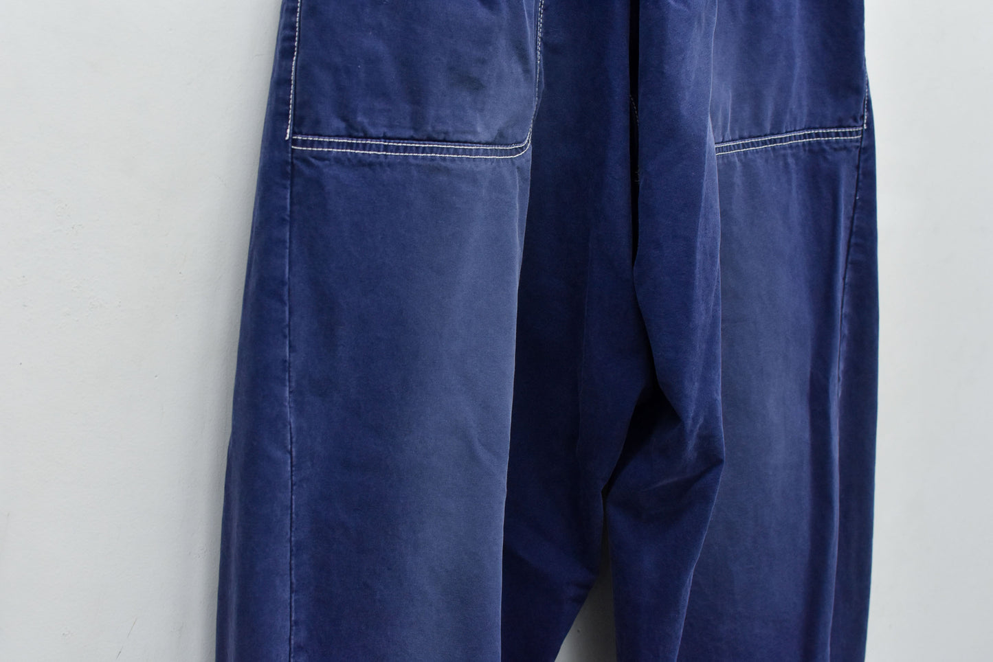 NewRose / Fold The Waist Pants - BLUE NAVY