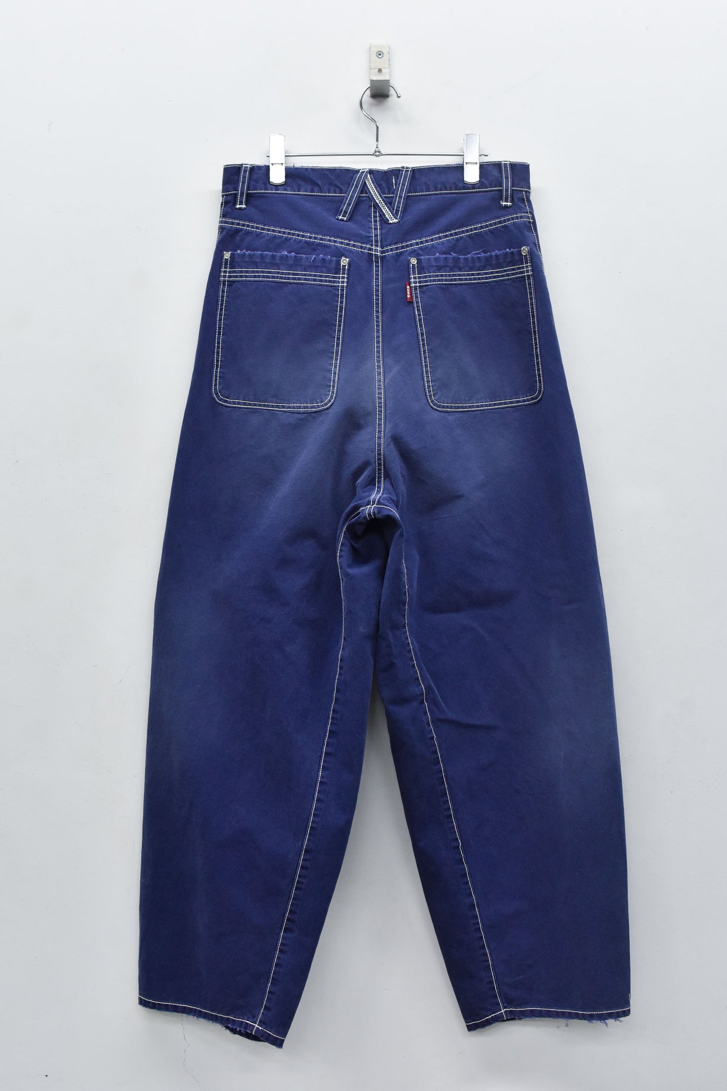 NewRose / Fold The Waist Pants - BLUE NAVY