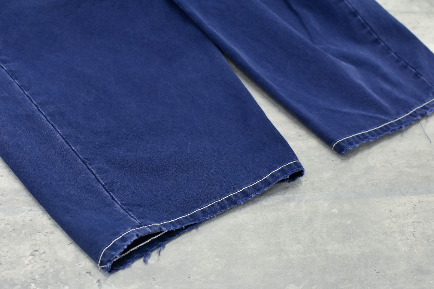 NewRose / Fold The Waist Pants - BLUE NAVY