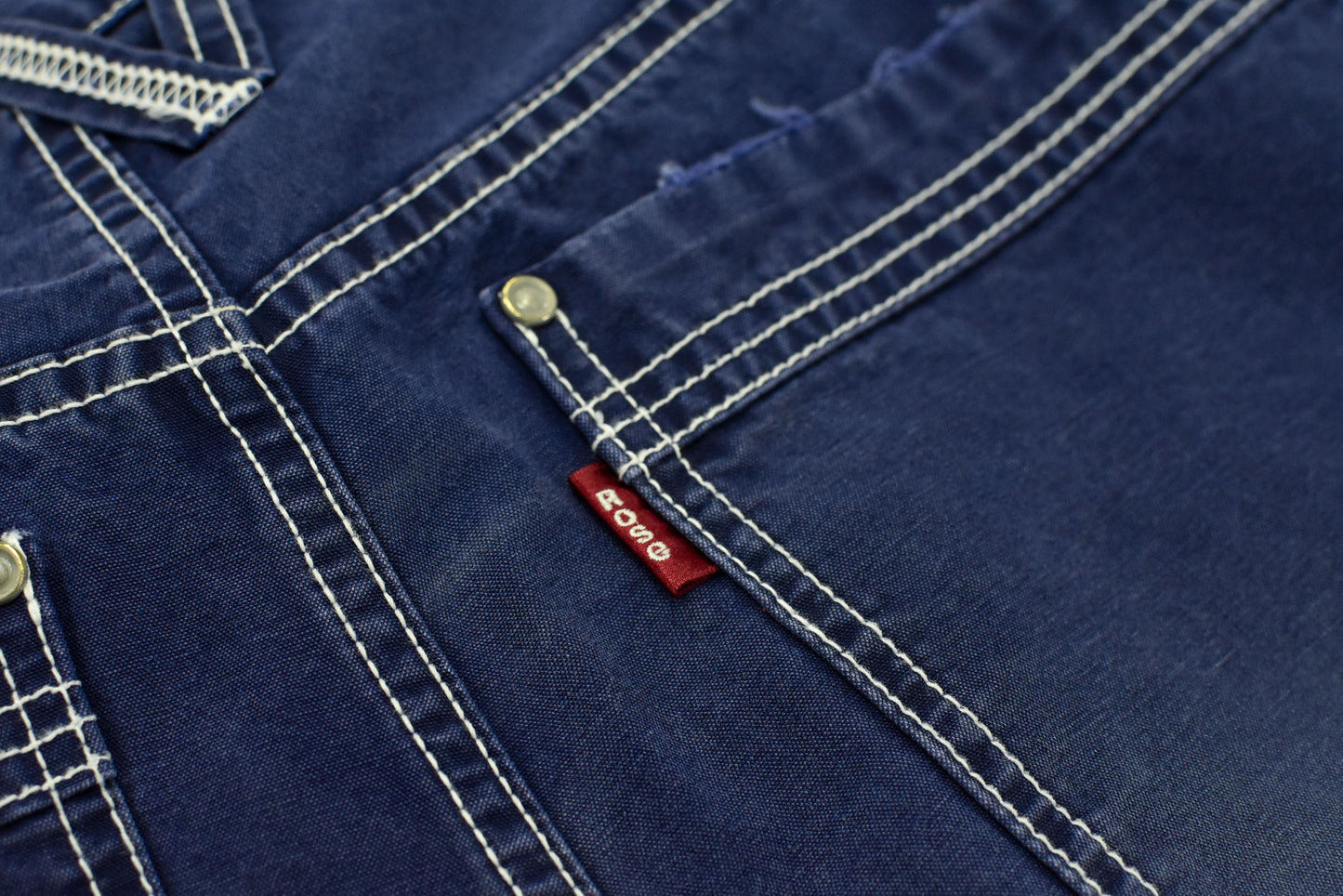 NewRose / Fold The Waist Pants - BLUE NAVY