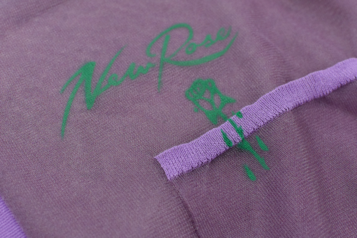 NewRose / Sheer Knit Cardigan Airbrush - ROSE PINK