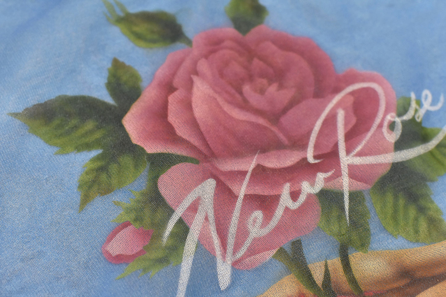 NewRose / Sheer Knit Pullover - SKY BLUE