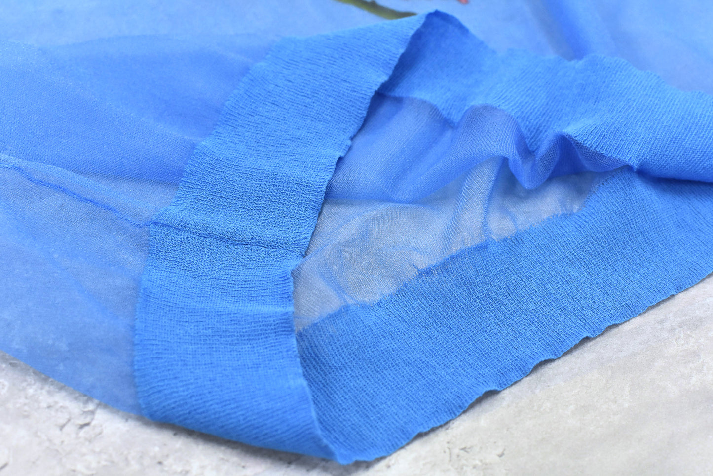 NewRose / Sheer Knit Pullover - SKY BLUE